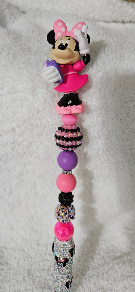 Minnie Mouse Beaded Pen