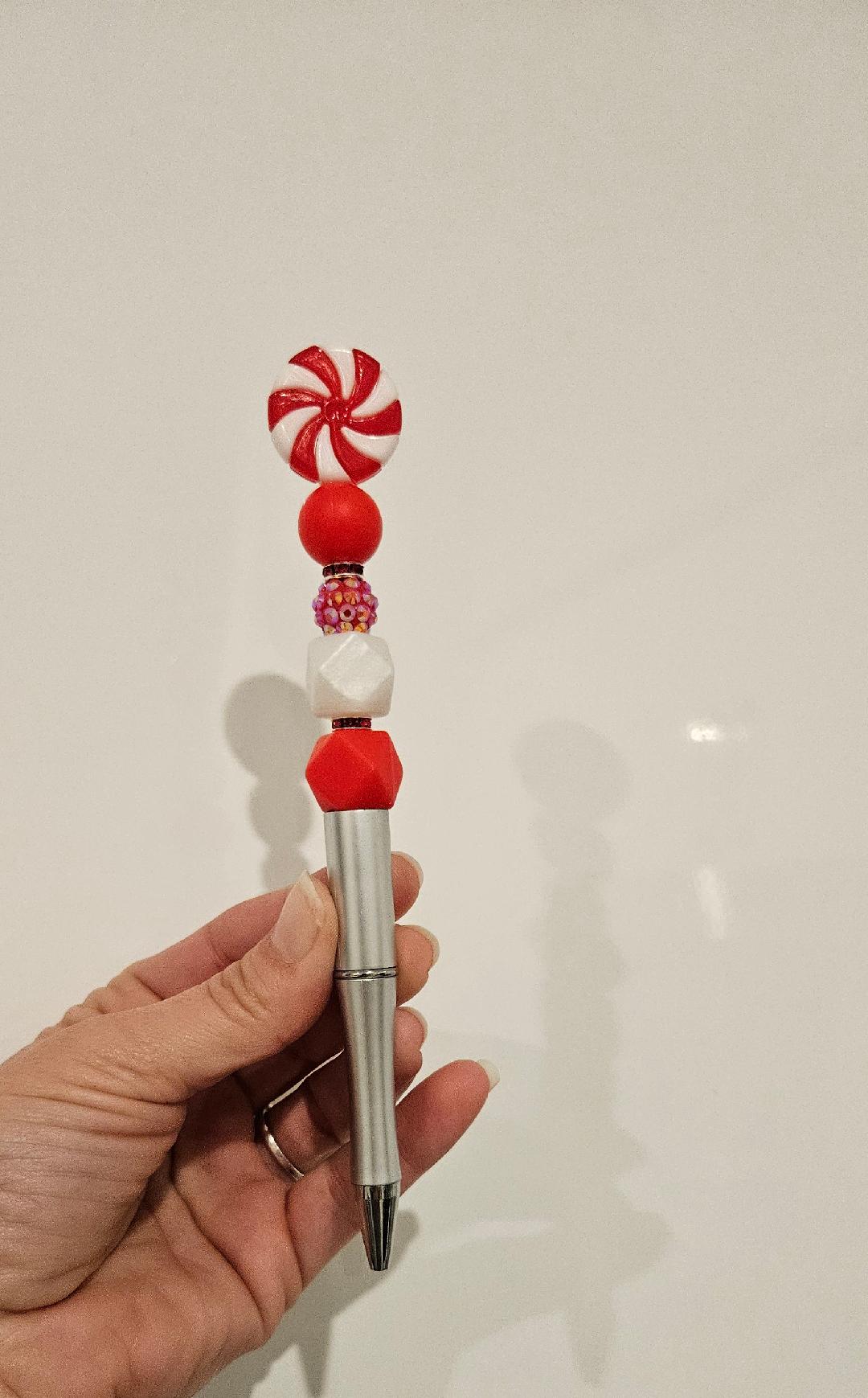 Christmas Beaded Pens
