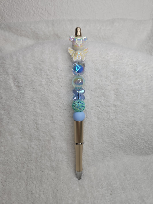 Angel Bear Beaded Pen