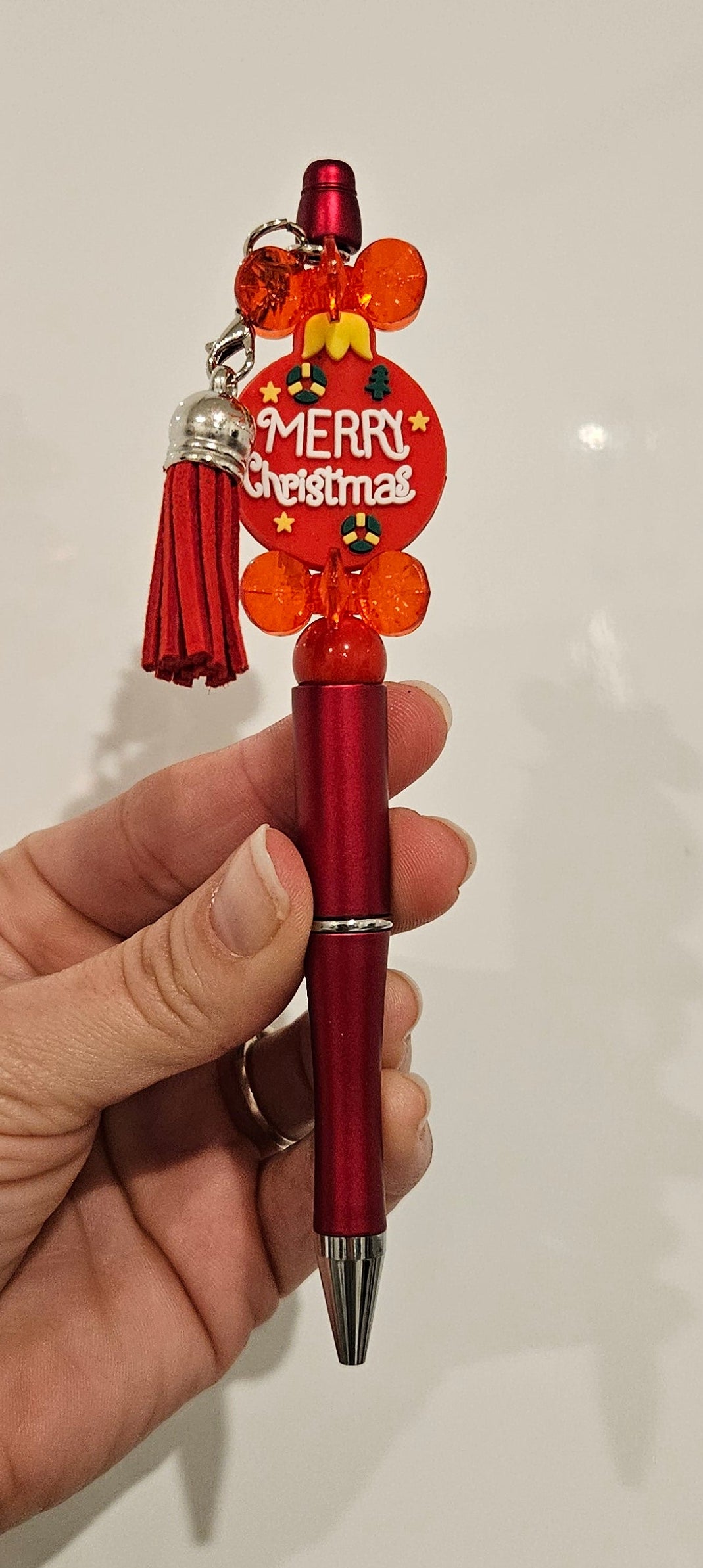 Christmas Beaded Pens