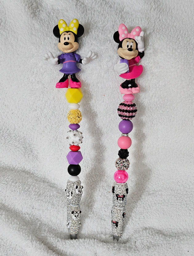Minnie Mouse Beaded Pen