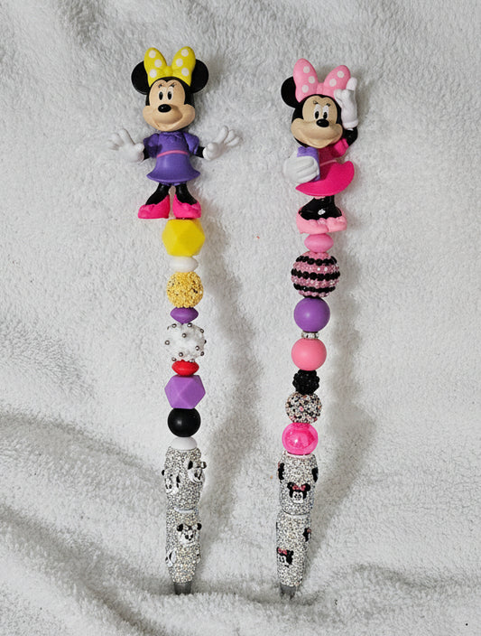 Minnie Mouse Beaded Pen