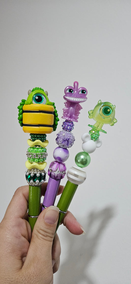 Monsters Inc. Beaded Pens