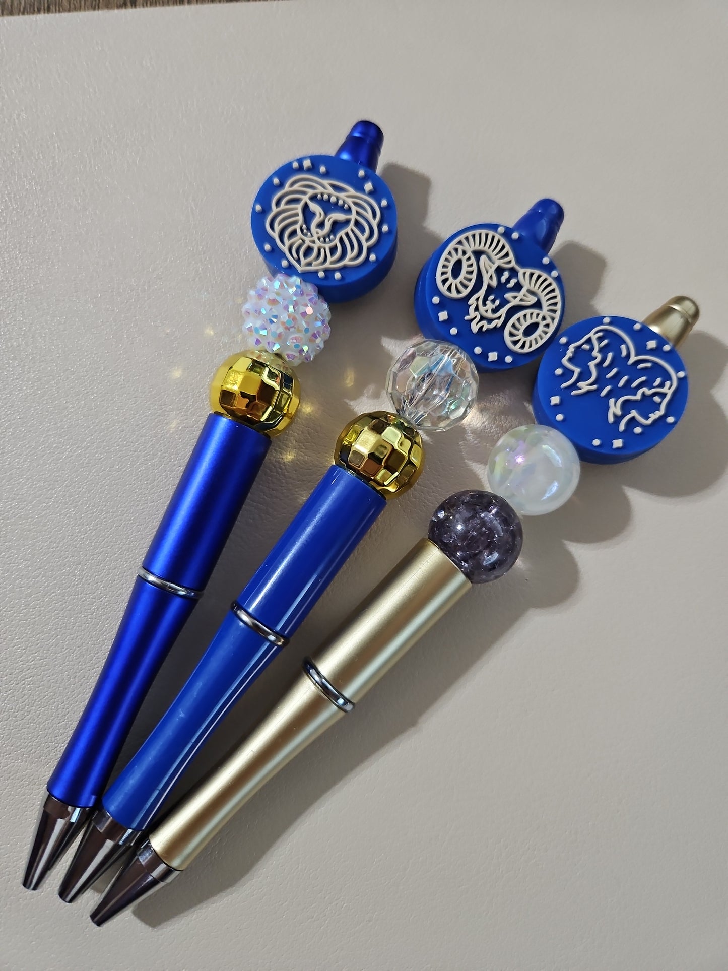 Zodiac Beaded Pens